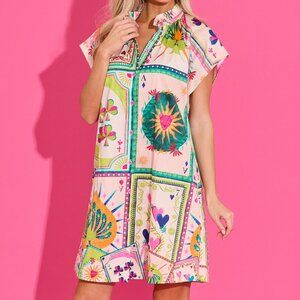 Printed Margot Dress